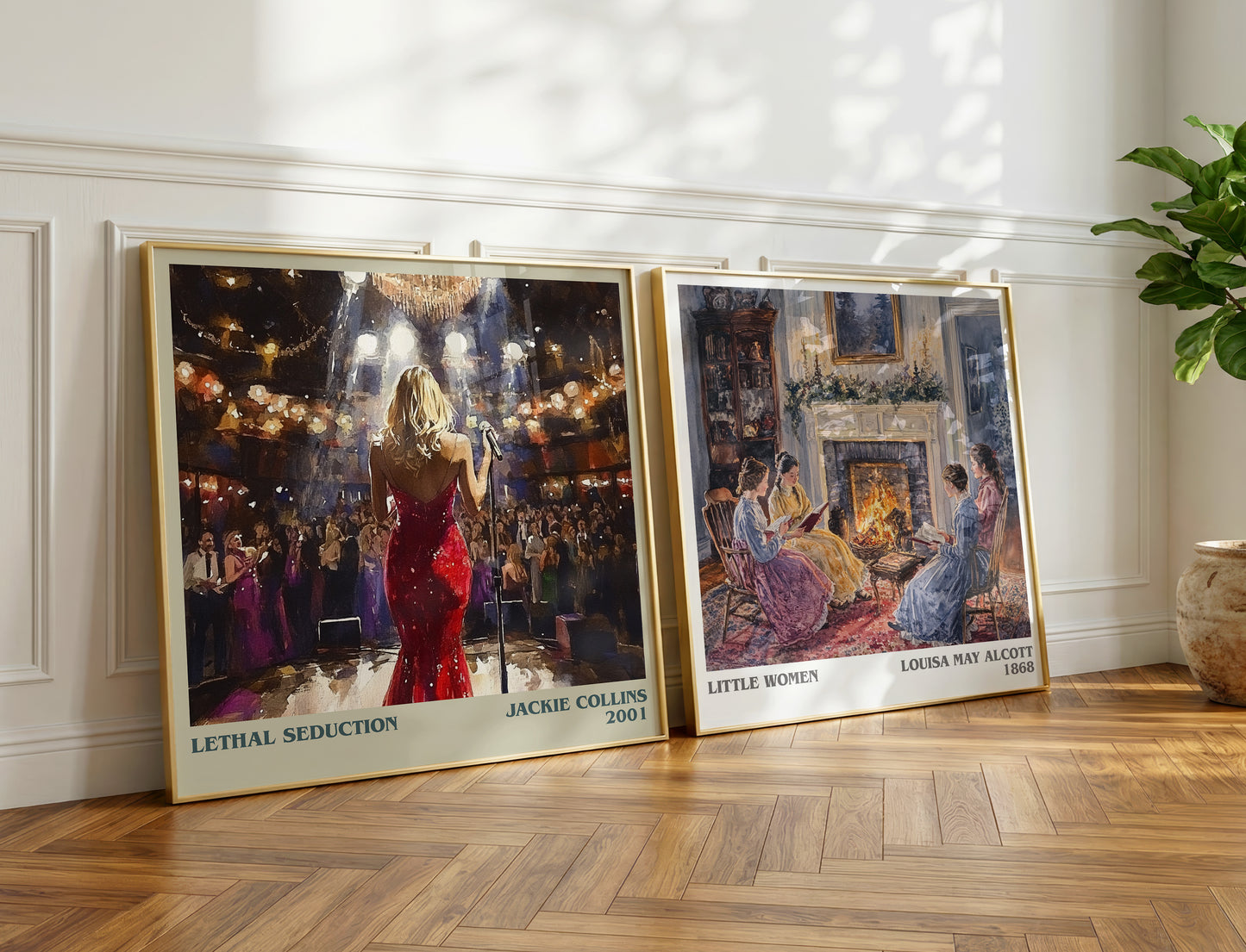 Lethal Seduction book poster packaging – museum-quality print rolled in protective tube