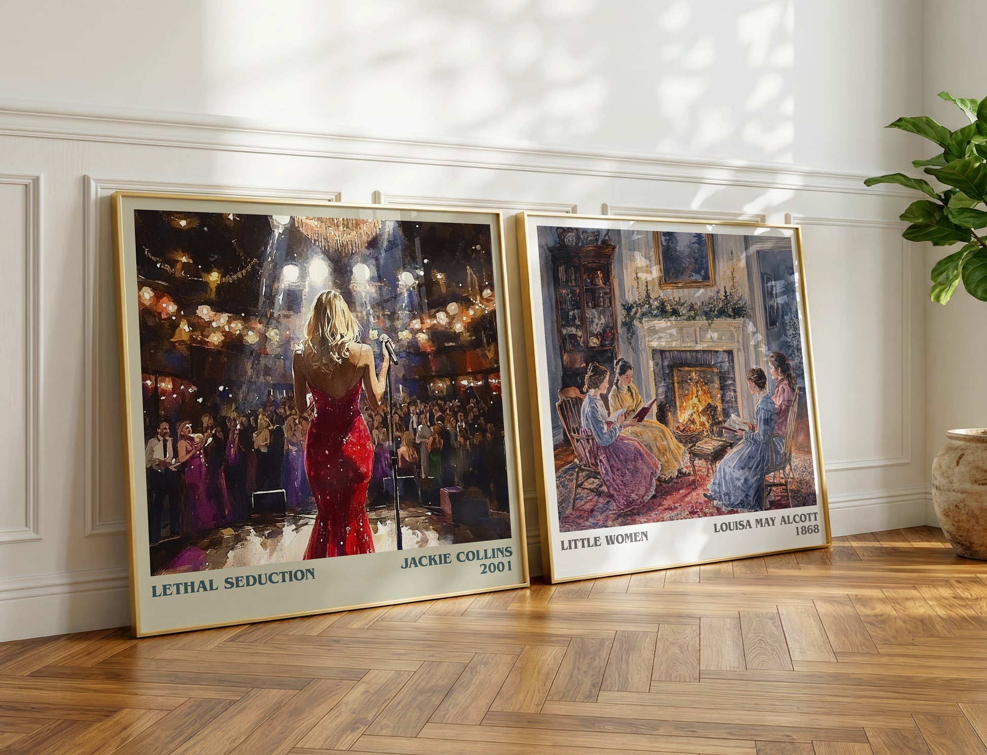 Lethal Seduction book poster packaging – museum-quality print rolled in protective tube