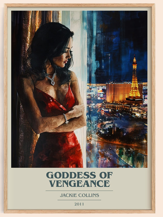 Goddess of Vengeance Book Cover Poster by Jackie Collins