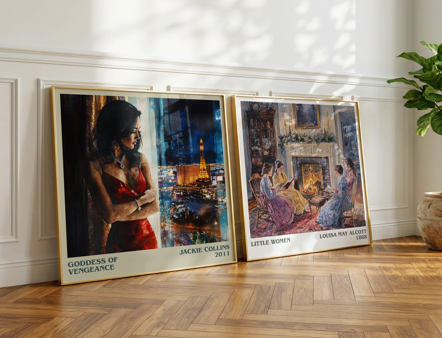 Goddess of Vengeance book poster packaging – museum-quality print rolled in protective tube