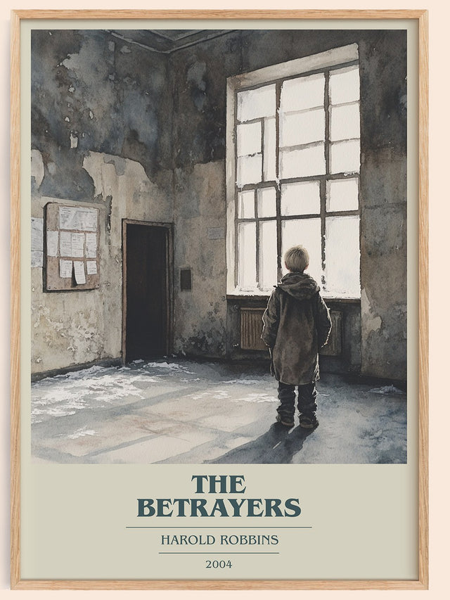 The Betrayers Book Cover Poster by Harold Robbins