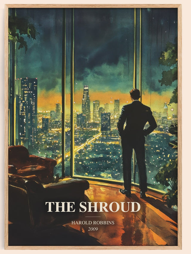 The Shroud Book Watercolour Illustration by Harold Robbins