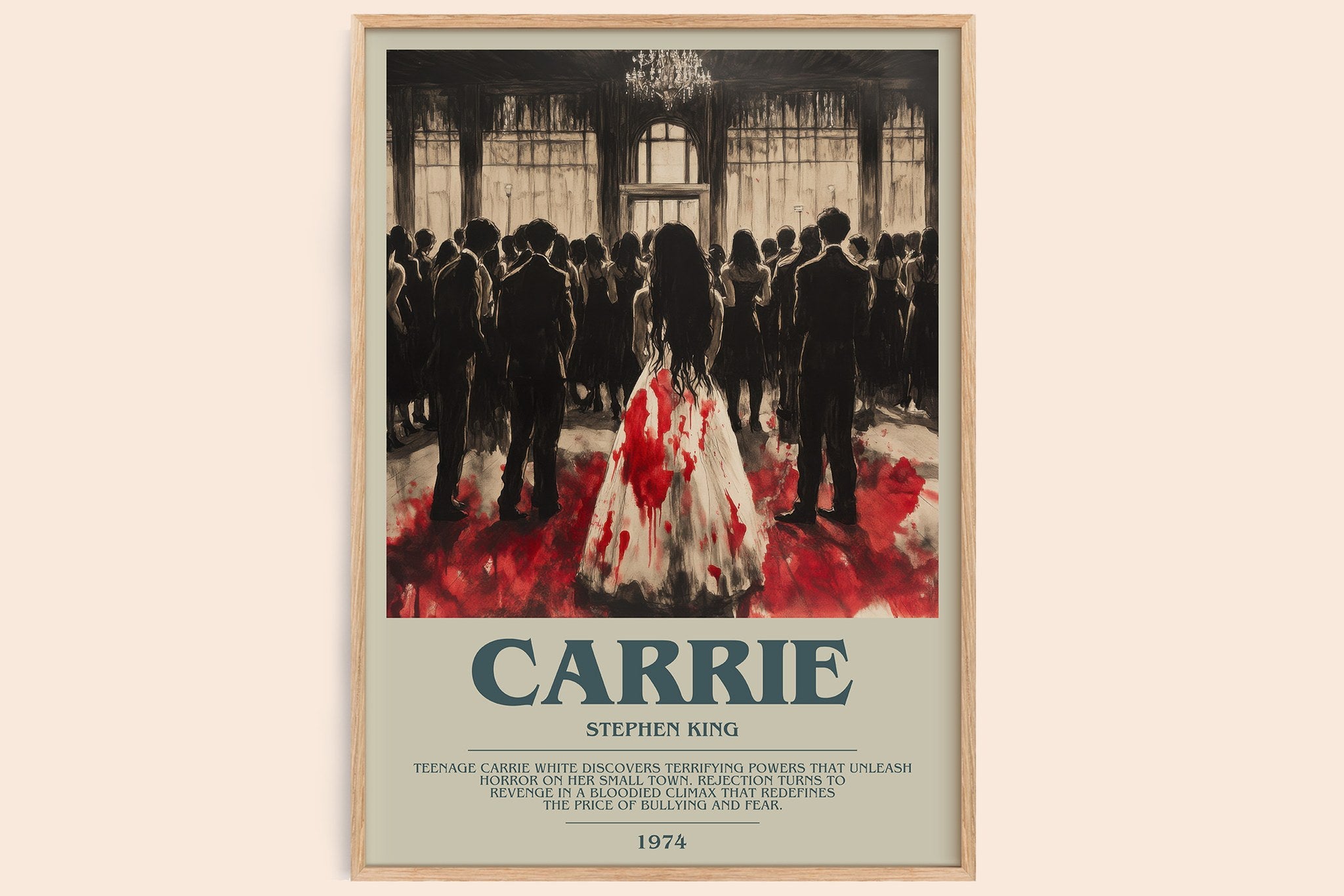Carrie Bookish Wall Art by Stephen King