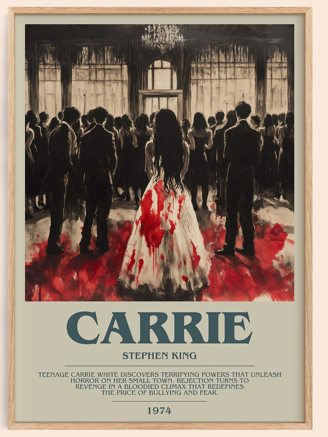 Carrie Bookish Wall Art by Stephen King