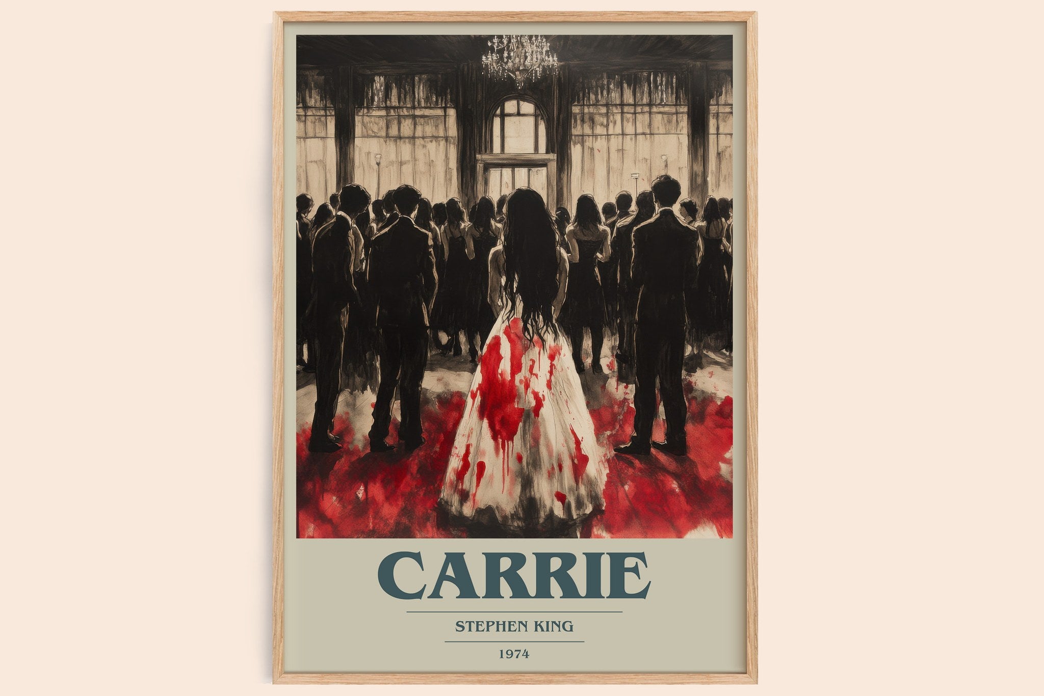 Carrie Book Cover Poster by Stephen King