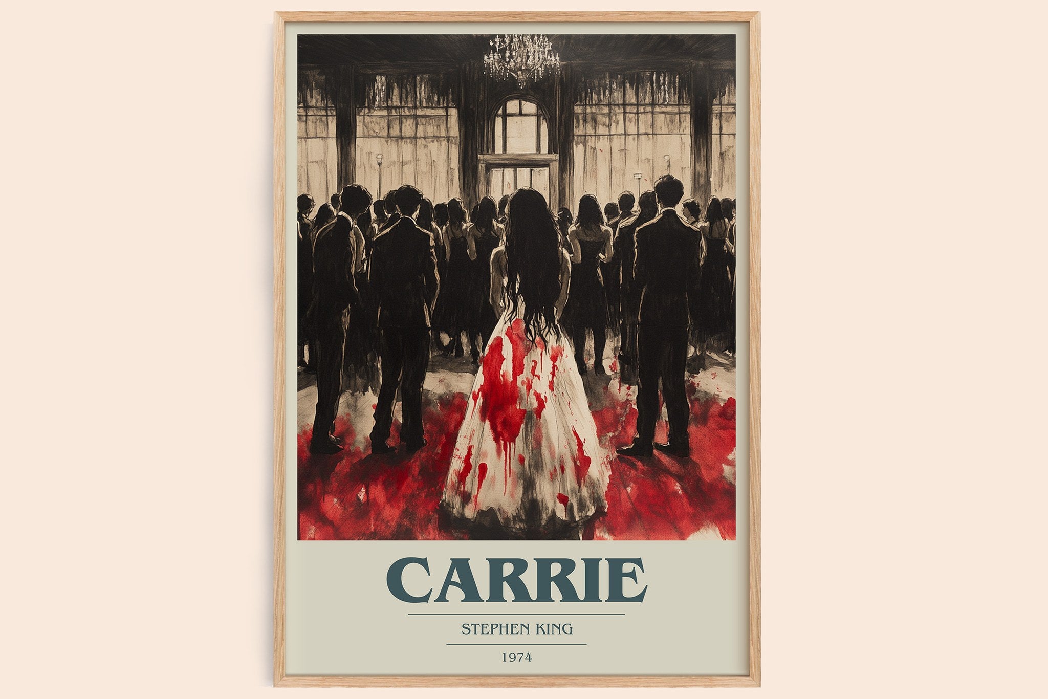 Carrie Book Cover Poster by Stephen King