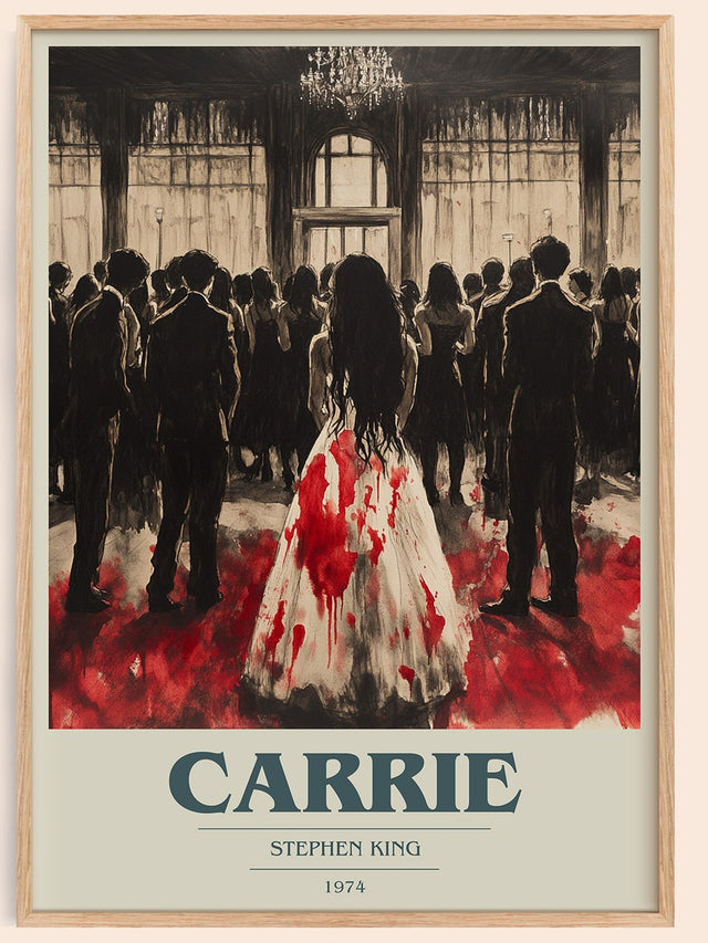 Carrie Book Cover Poster by Stephen King
