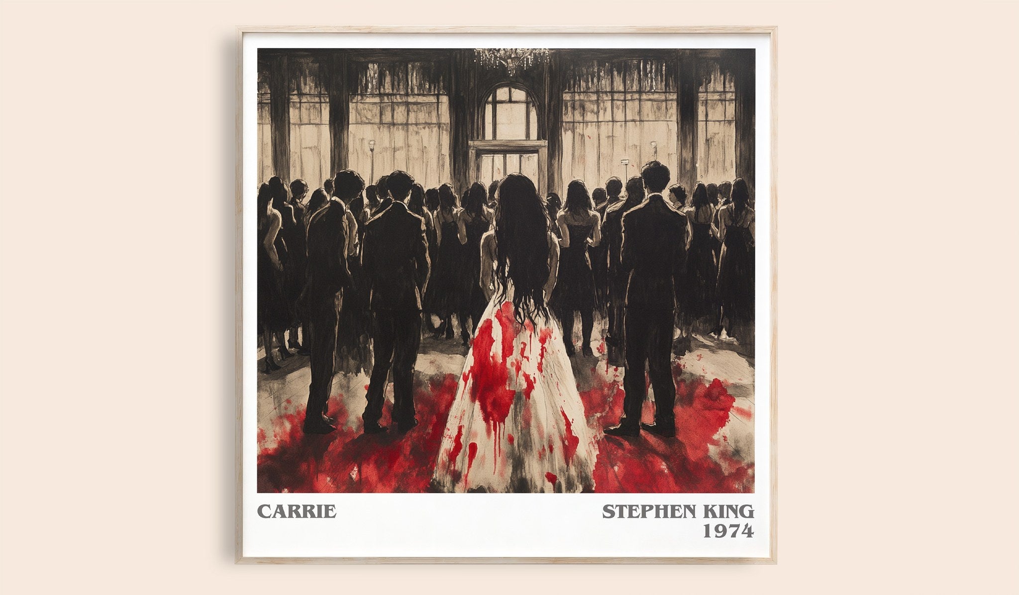 Carrie Literary Art Print by Stephen King