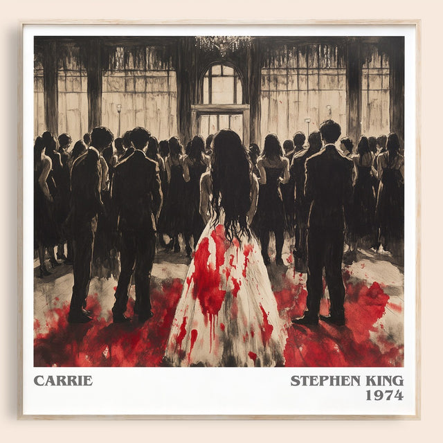 Carrie Literary Art Print by Stephen King