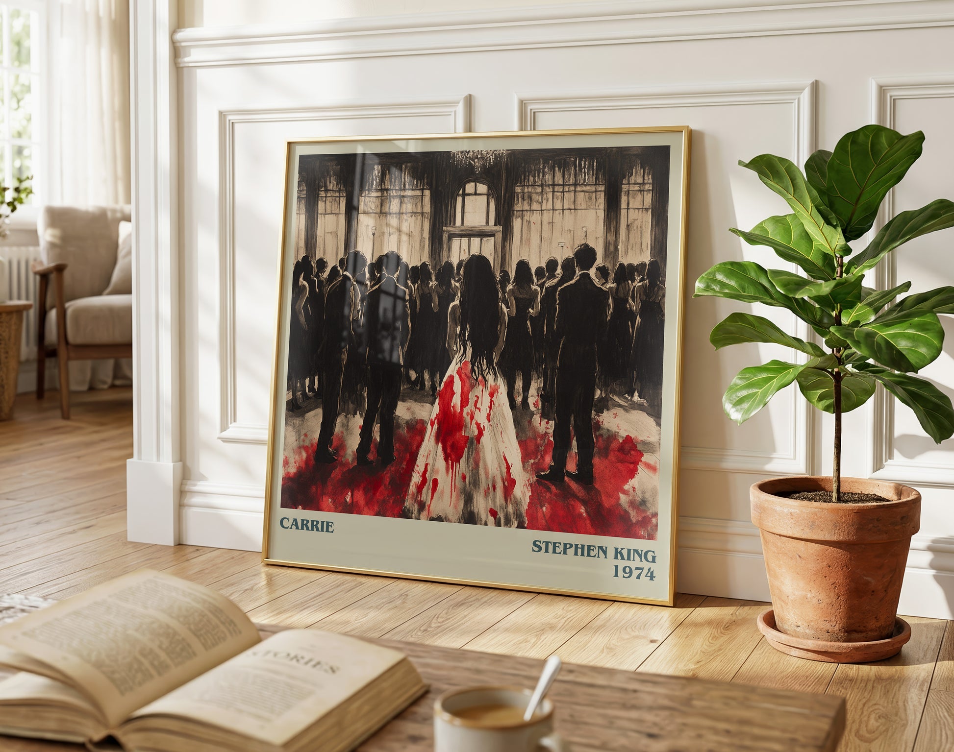Carrie literary poster paired in gallery wall – literary art prints