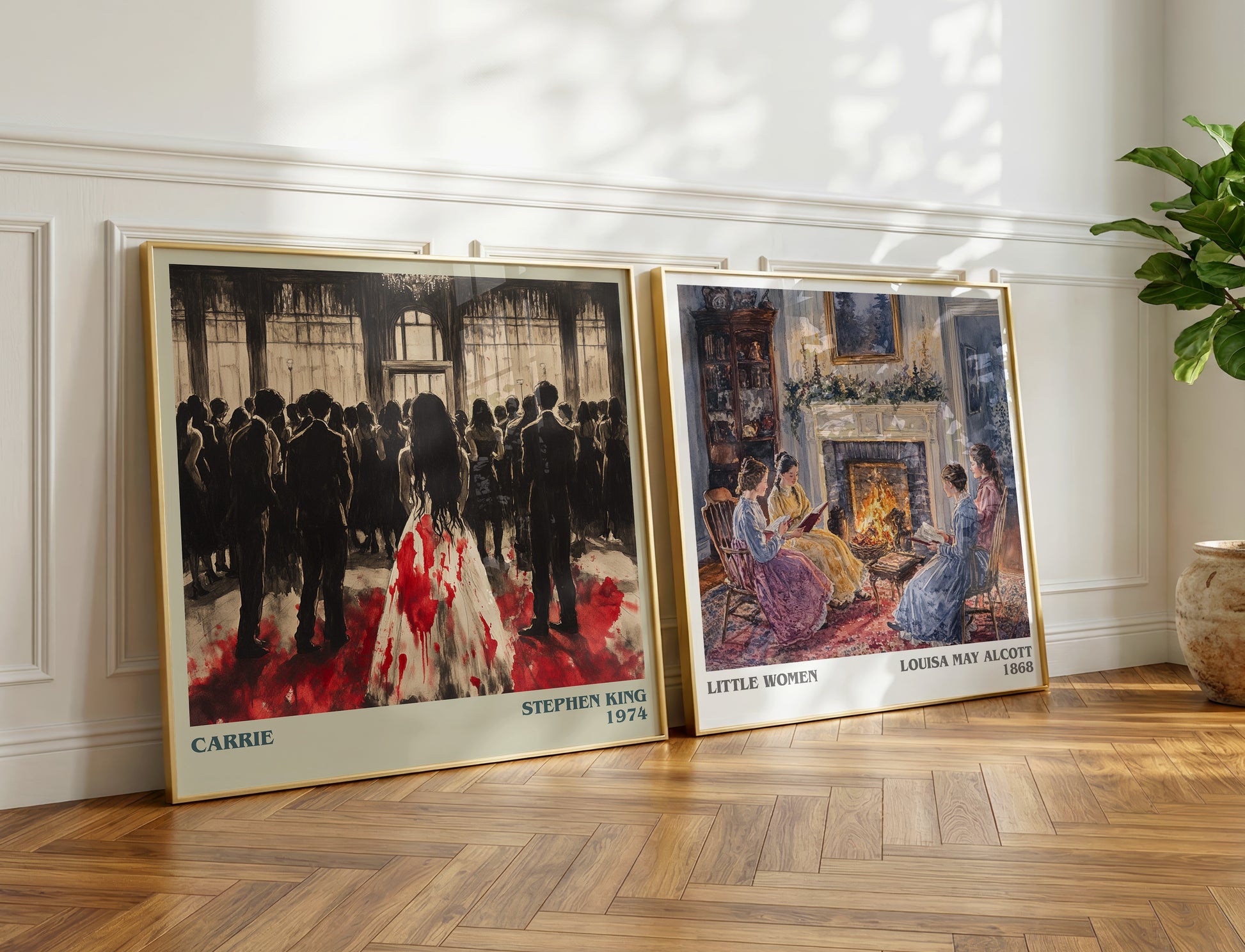 Carrie book poster packaging – museum-quality print rolled in protective tube