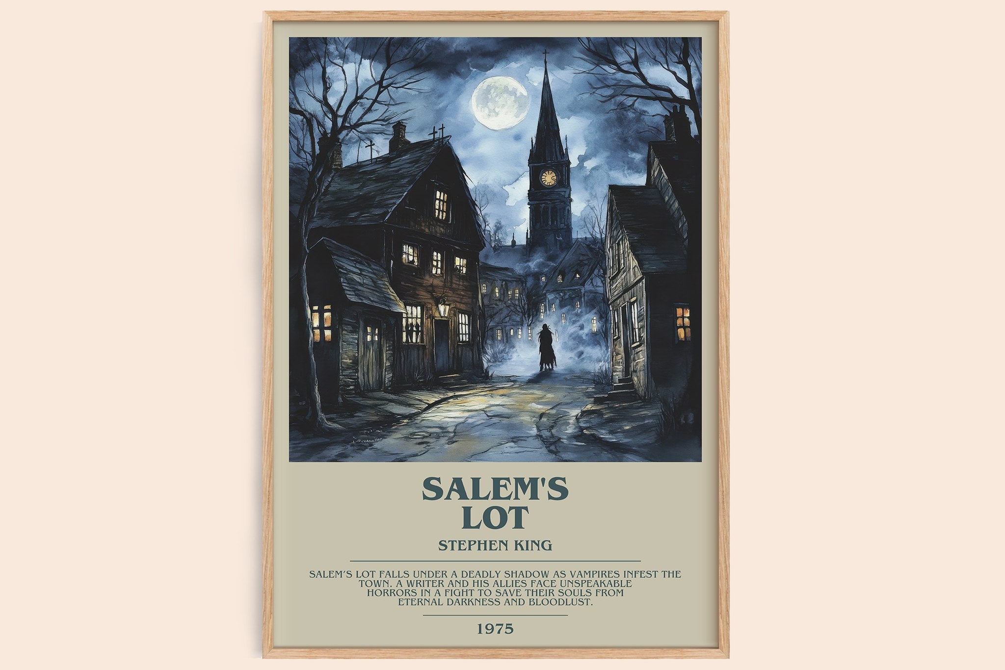 Salem's Lot Bookish Wall Art by Stephen King