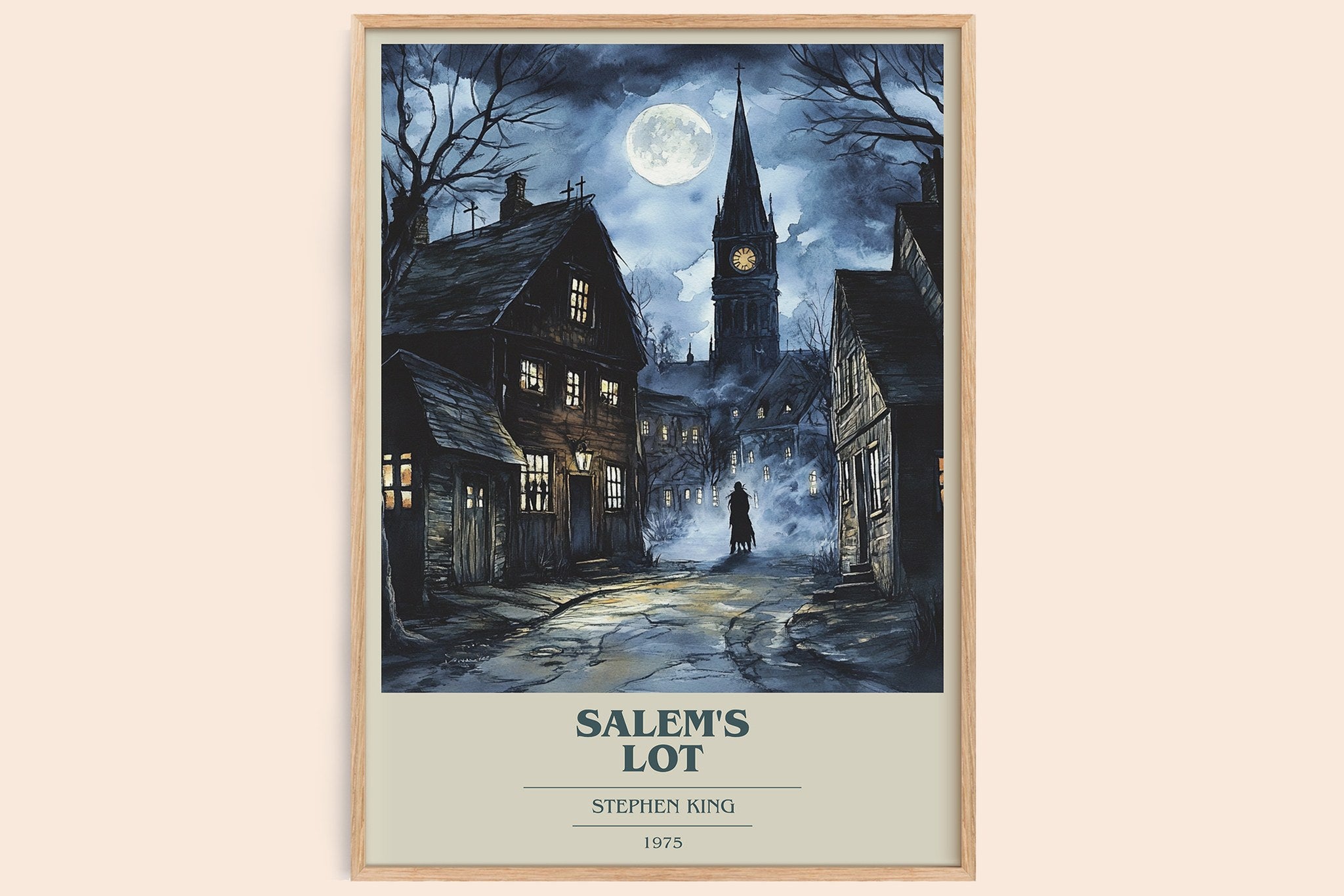 Salem's Lot Book Cover Poster by Stephen King