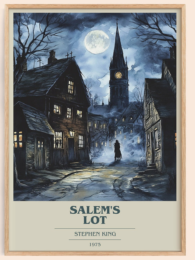 Salem's Lot Book Cover Poster by Stephen King