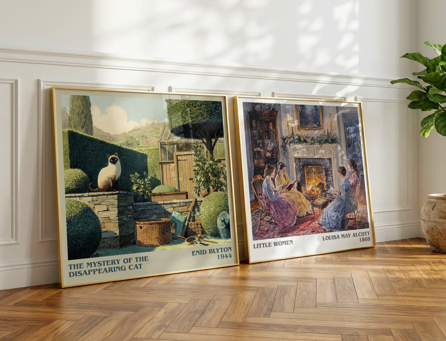 The Mystery of the Disappearing Cat book poster packaging – museum-quality print rolled in protective tube
