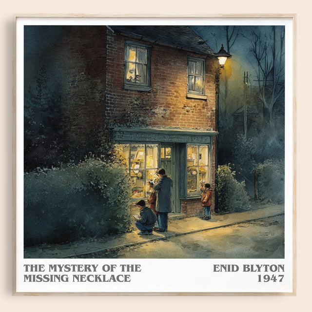 The Mystery Of The Missing Necklace Literary Art Print by Enid Blyton