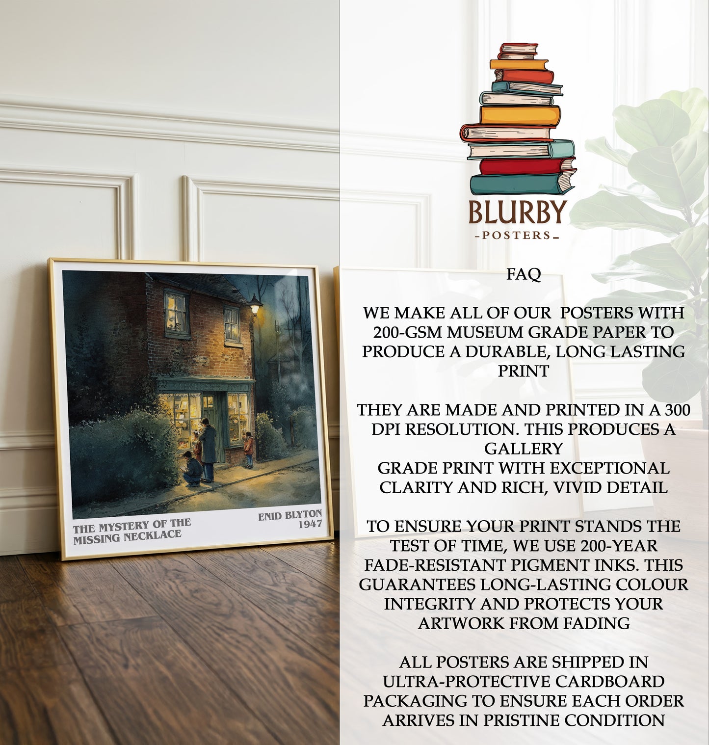 The Mystery Of The Missing Necklace Literary Art Print by Enid Blyton