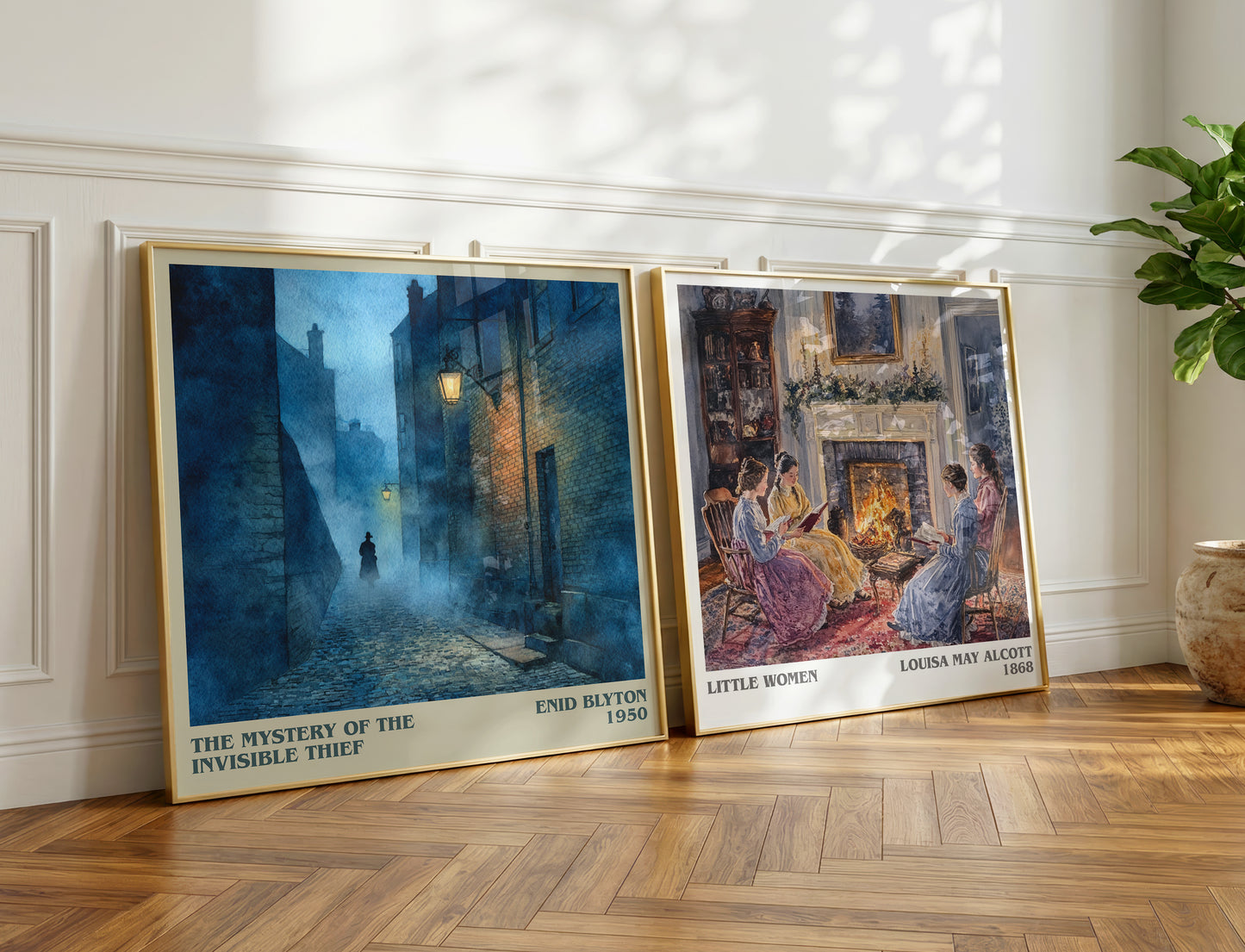 The Mystery of the Invisible Thief book poster packaging – museum-quality print rolled in protective tube