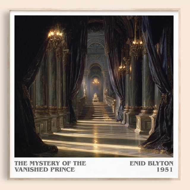 The Mystery of the Vanished Prince Literary Art Print by Enid Blyton