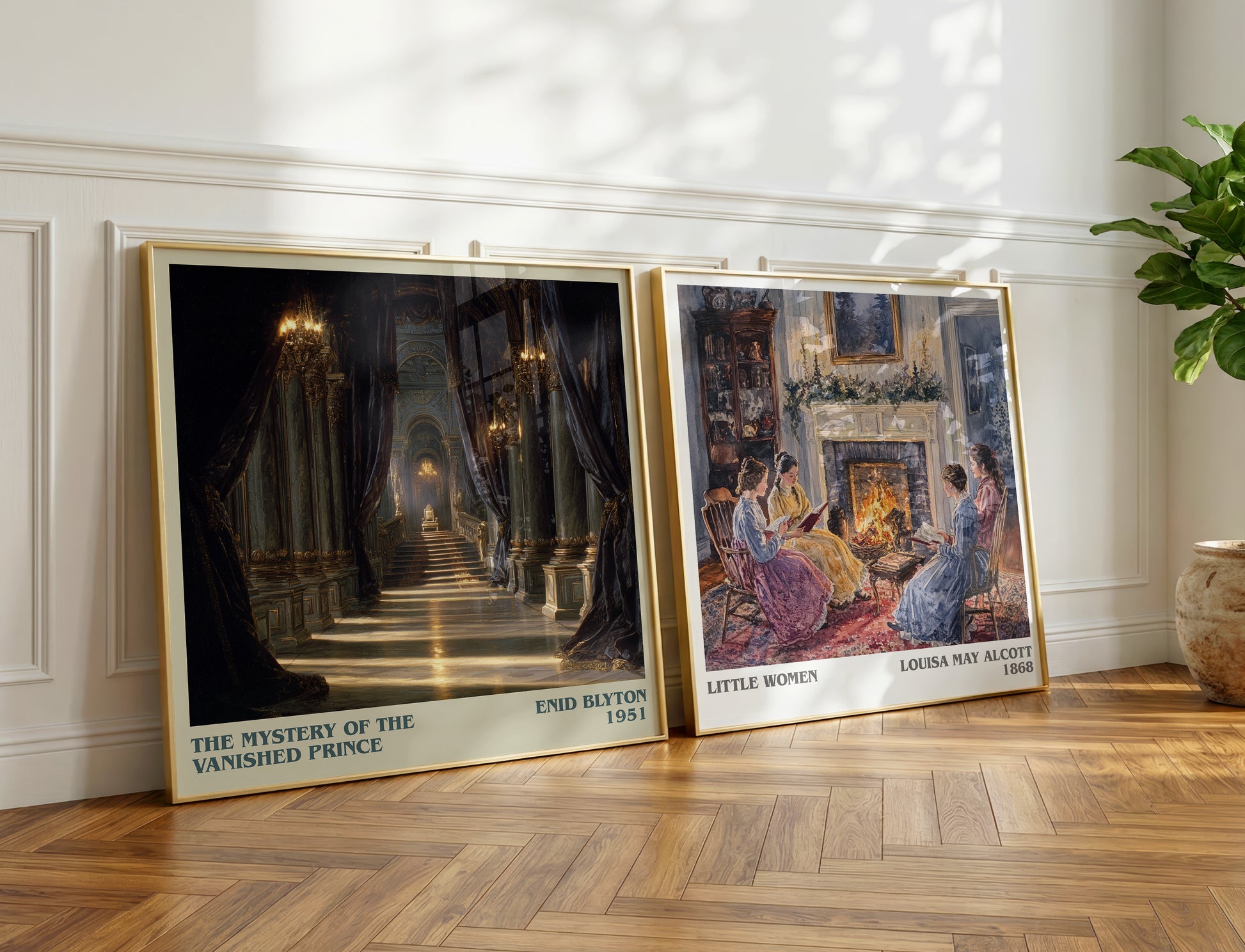 The Mystery of the Vanished Prince book poster packaging – museum-quality print rolled in protective tube