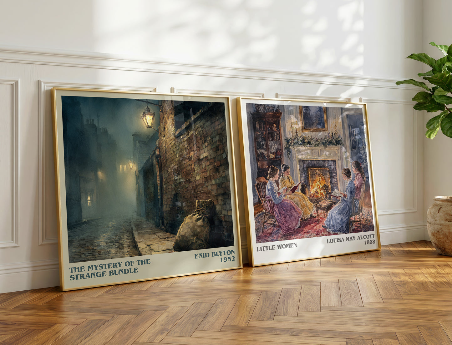 The Mystery of the Strange Bundle book poster packaging – museum-quality print rolled in protective tube
