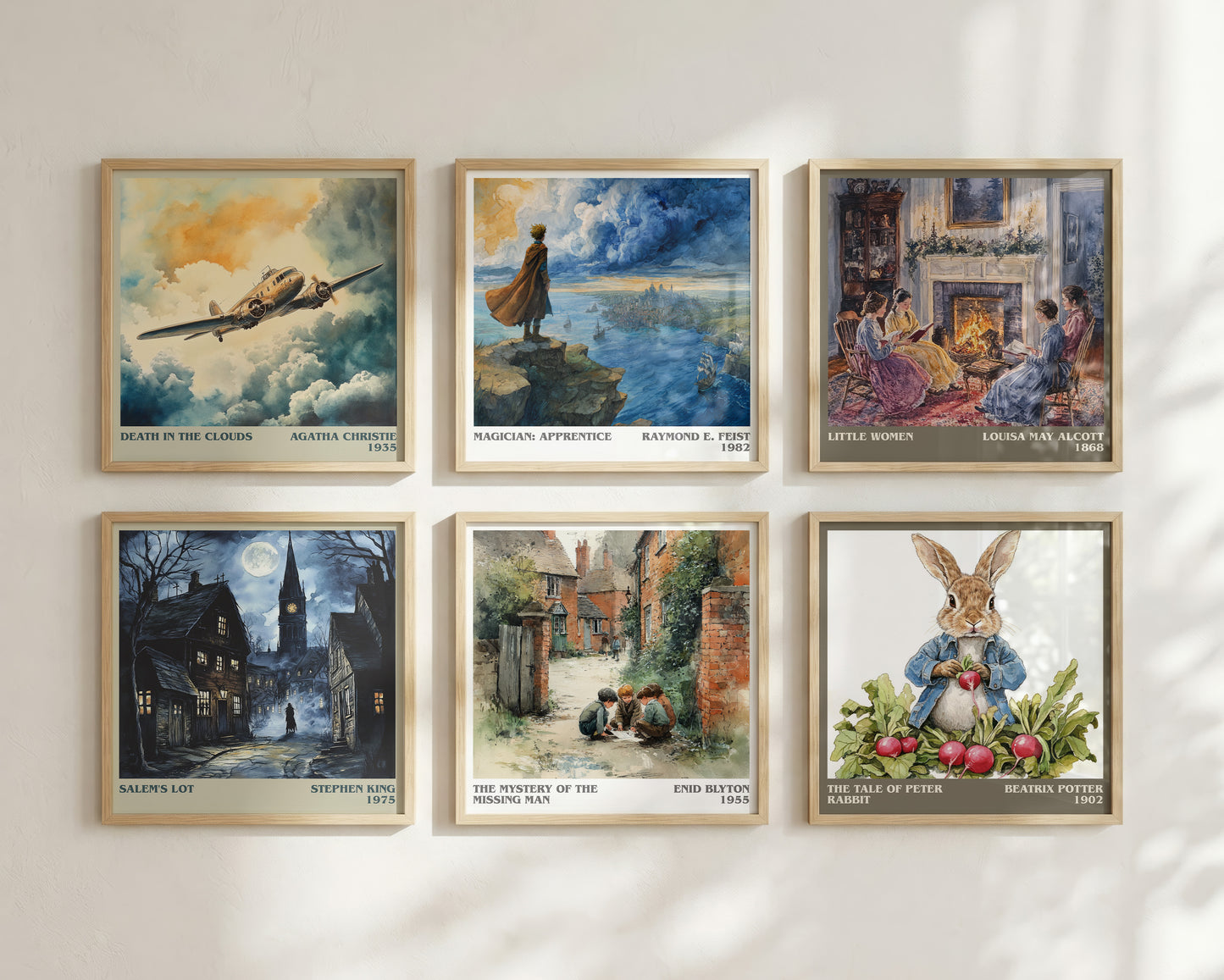The Mystery Of The Missing Man literary book poster framed on wall – mystery wall art
