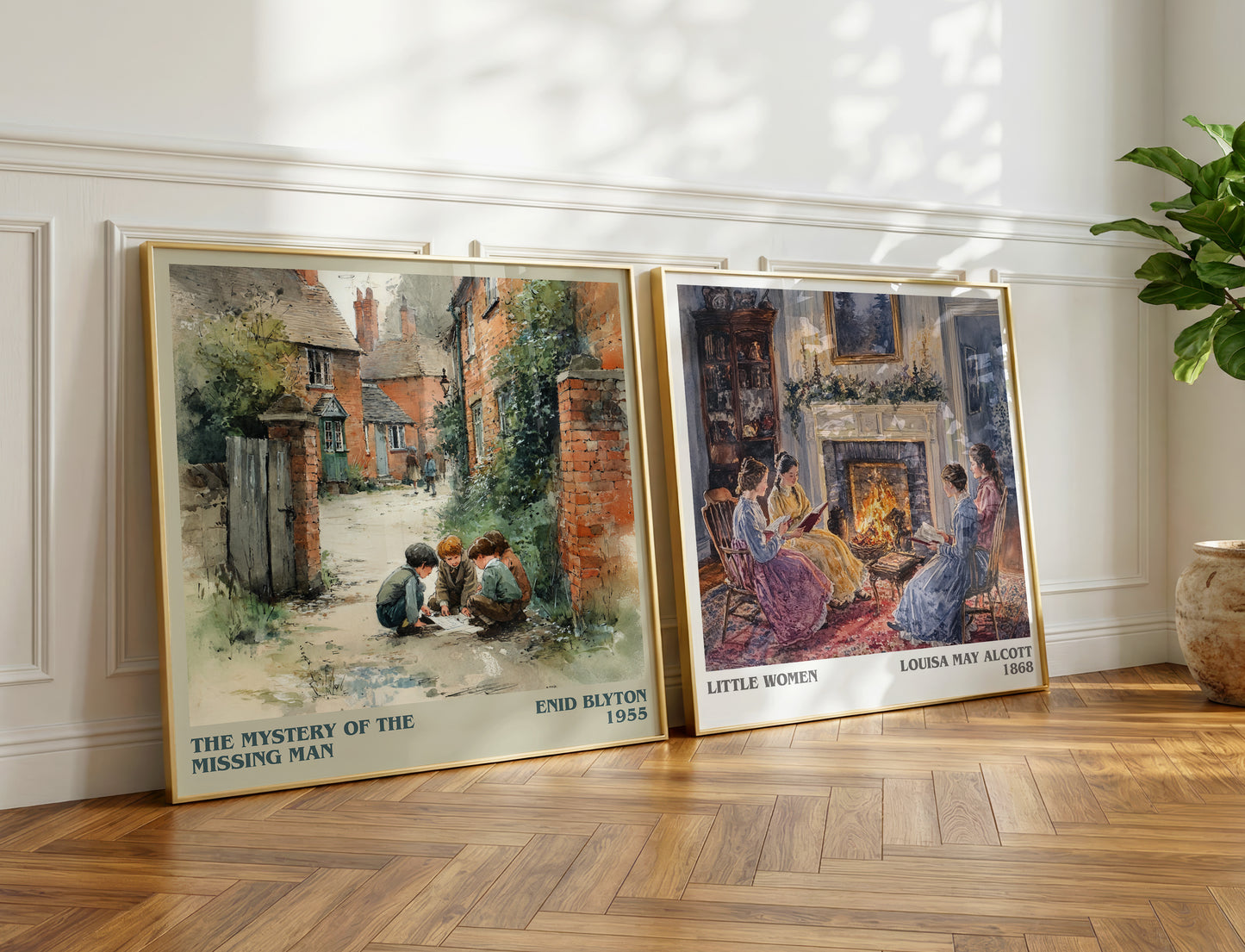 The Mystery Of The Missing Man book poster packaging – museum-quality print rolled in protective tube