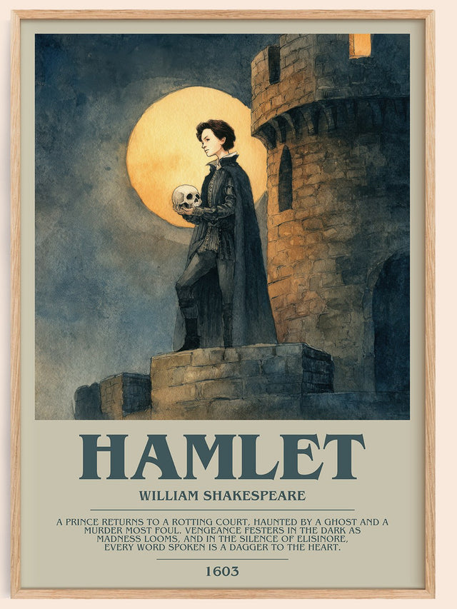 Hamlet Bookish Wall Art by William Shakespeare