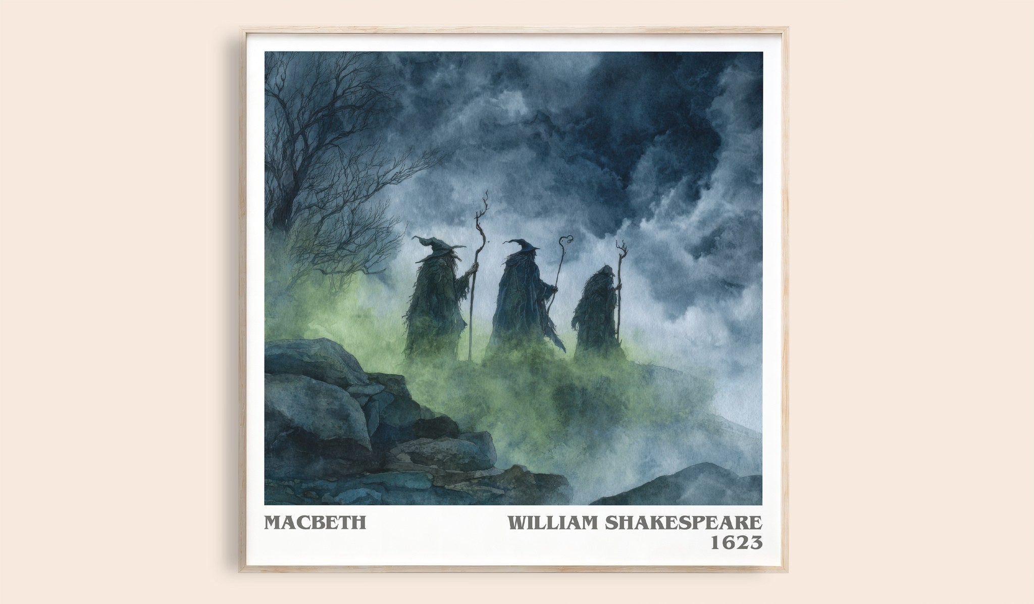 Macbeth Literary Art Print by William Shakespeare