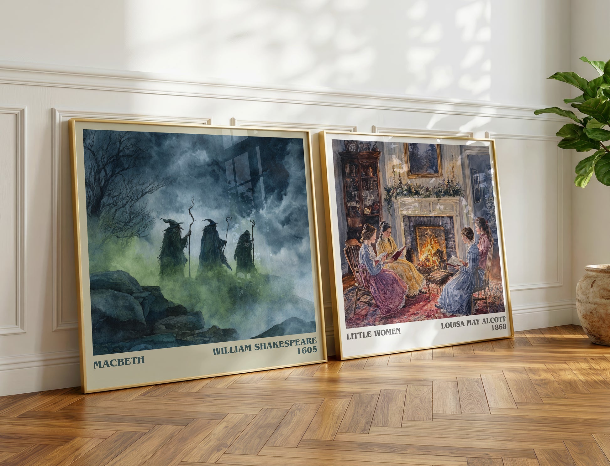 Macbeth book poster packaging – museum-quality print rolled in protective tube