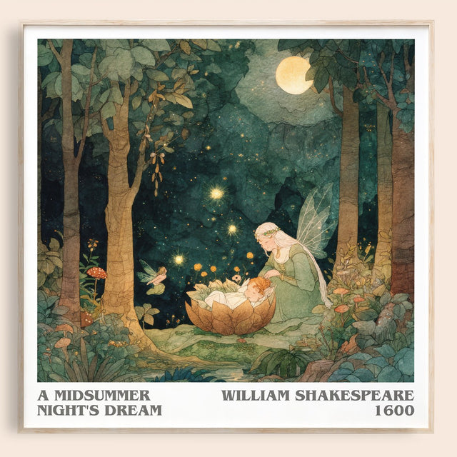 A Midsummer Night's Dream Literary Art Print by William Shakespeare