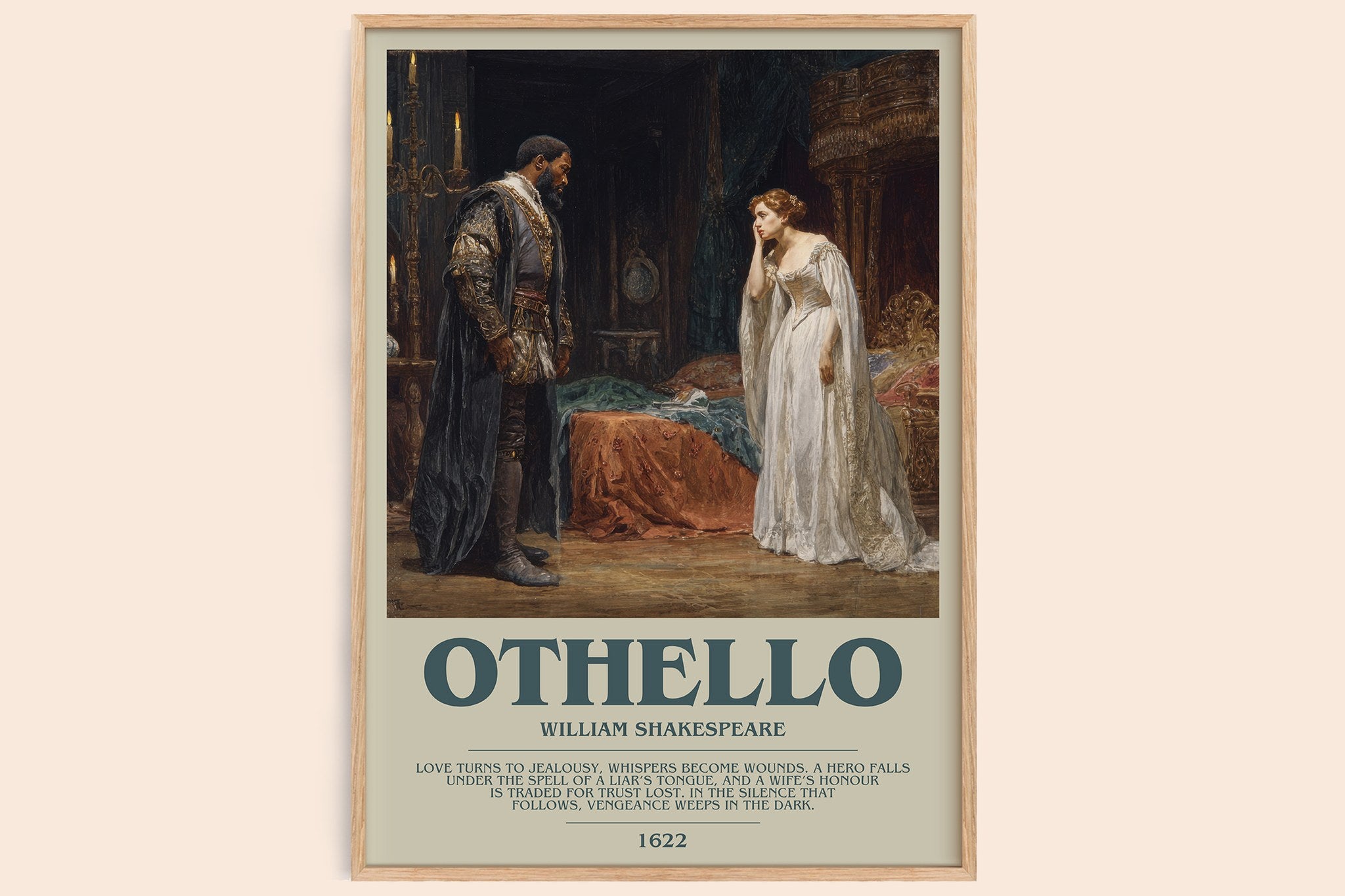 Othello Bookish Wall Art by William Shakespeare