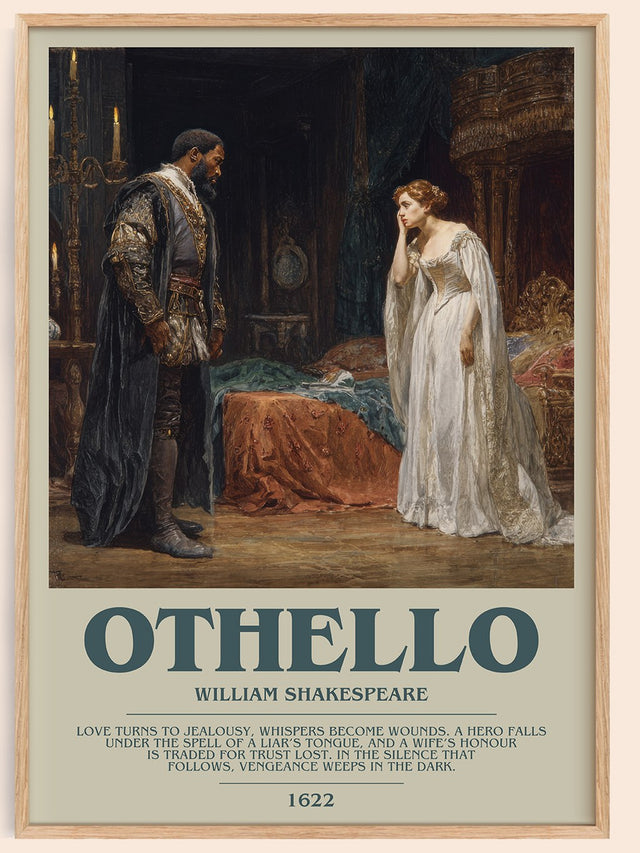 Othello Bookish Wall Art by William Shakespeare