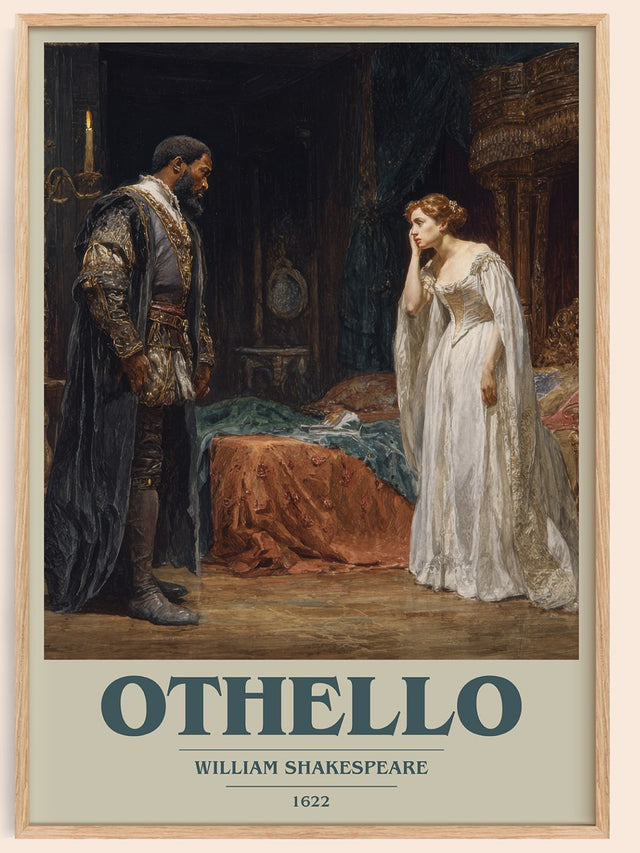 Othello Book Cover Poster by William Shakespeare