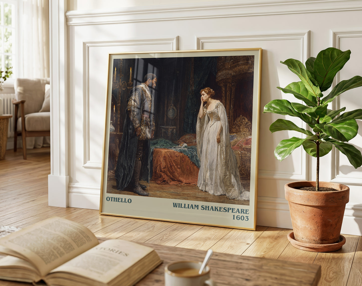 Othello literary poster paired in gallery wall – literary art prints
