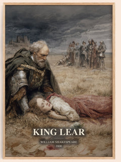 King Lear Book Watercolour Illustration by William Shakespeare