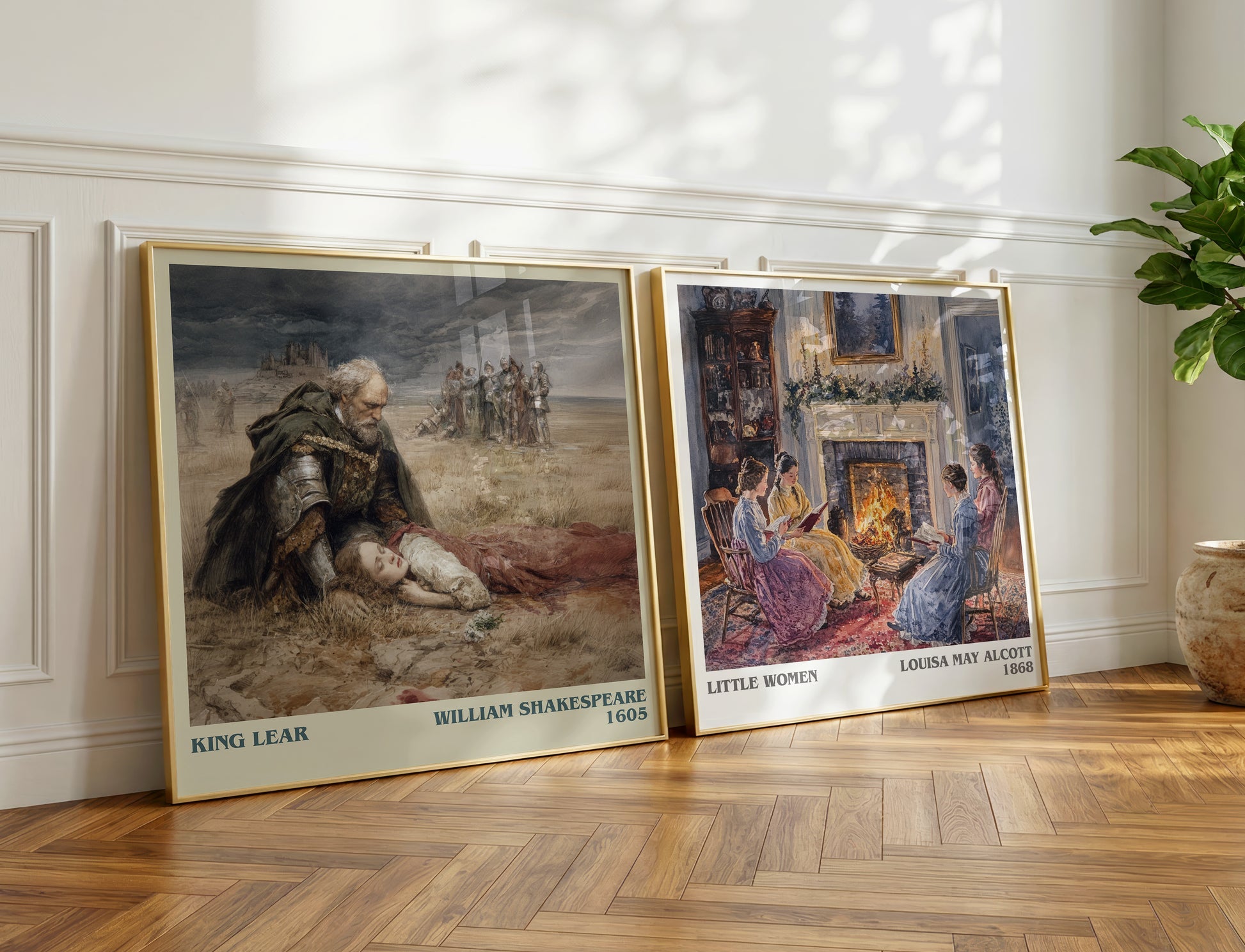 King Lear book poster packaging – museum-quality print rolled in protective tube