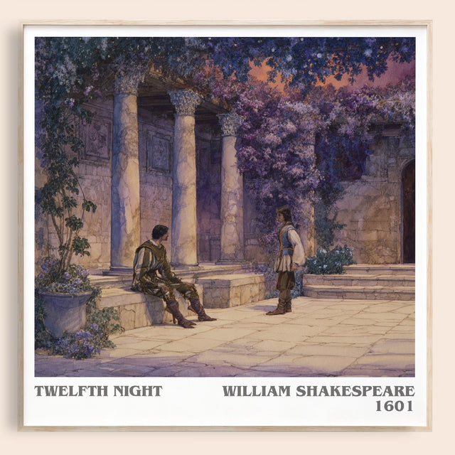 Twelfth Night Literary Art Print by William Shakespeare
