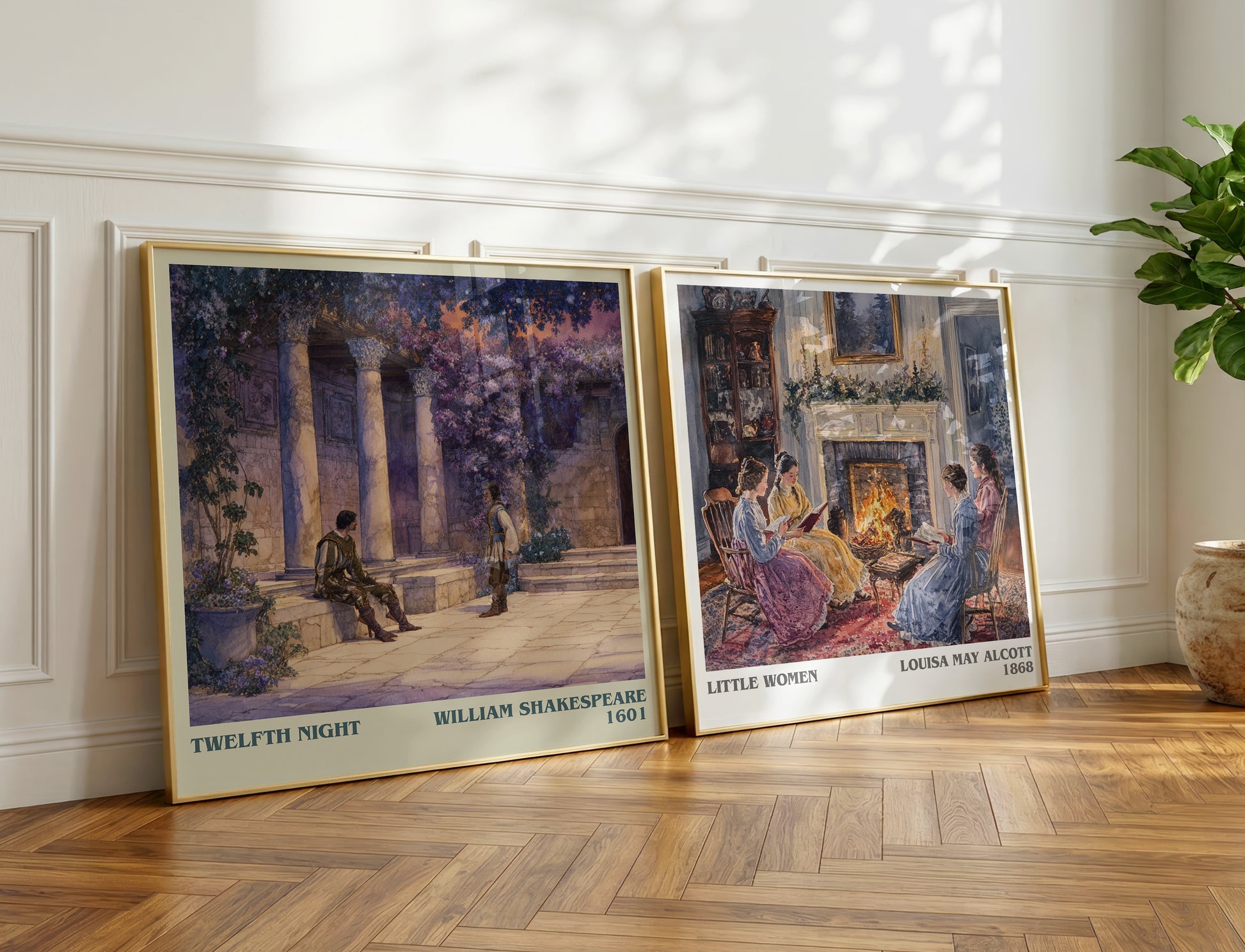 Twelfth Night book poster packaging – museum-quality print rolled in protective tube