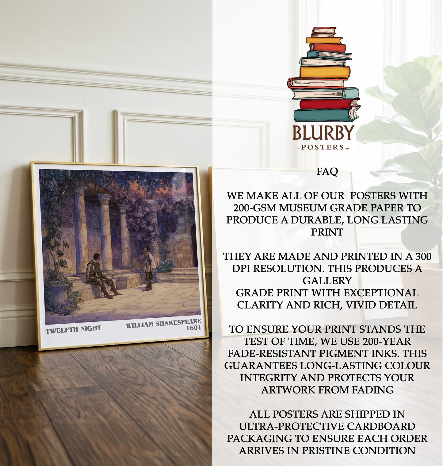 Twelfth Night Literary Art Print by William Shakespeare