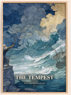 The Tempest Book Watercolour Illustration by William Shakespeare