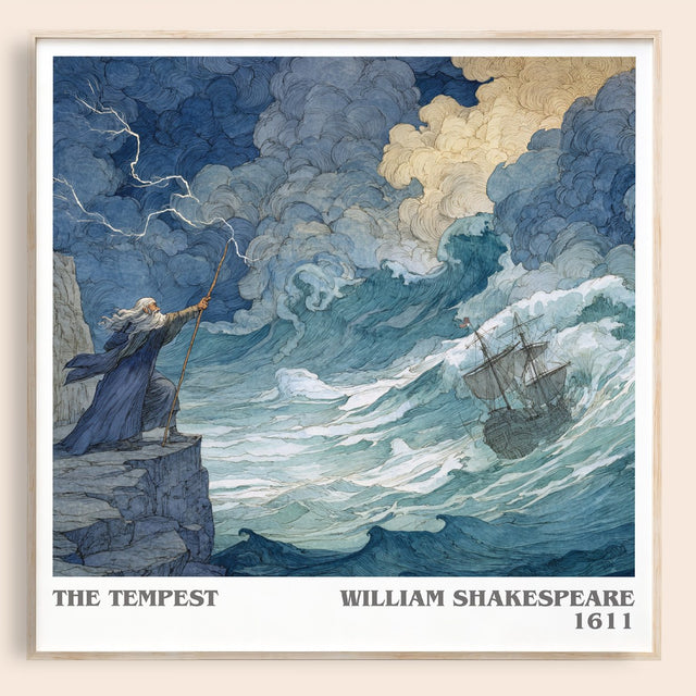 The Tempest Literary Art Print by William Shakespeare