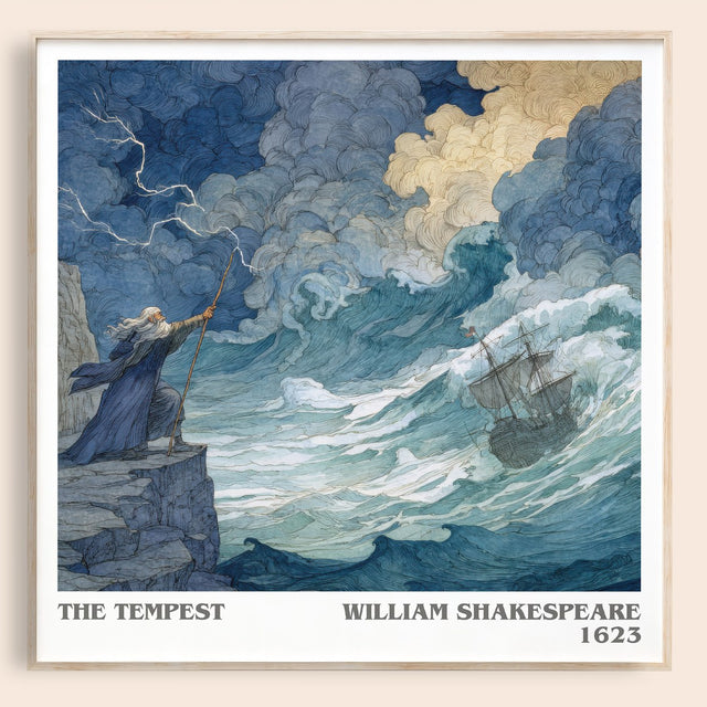 The Tempest Literary Art Print by William Shakespeare