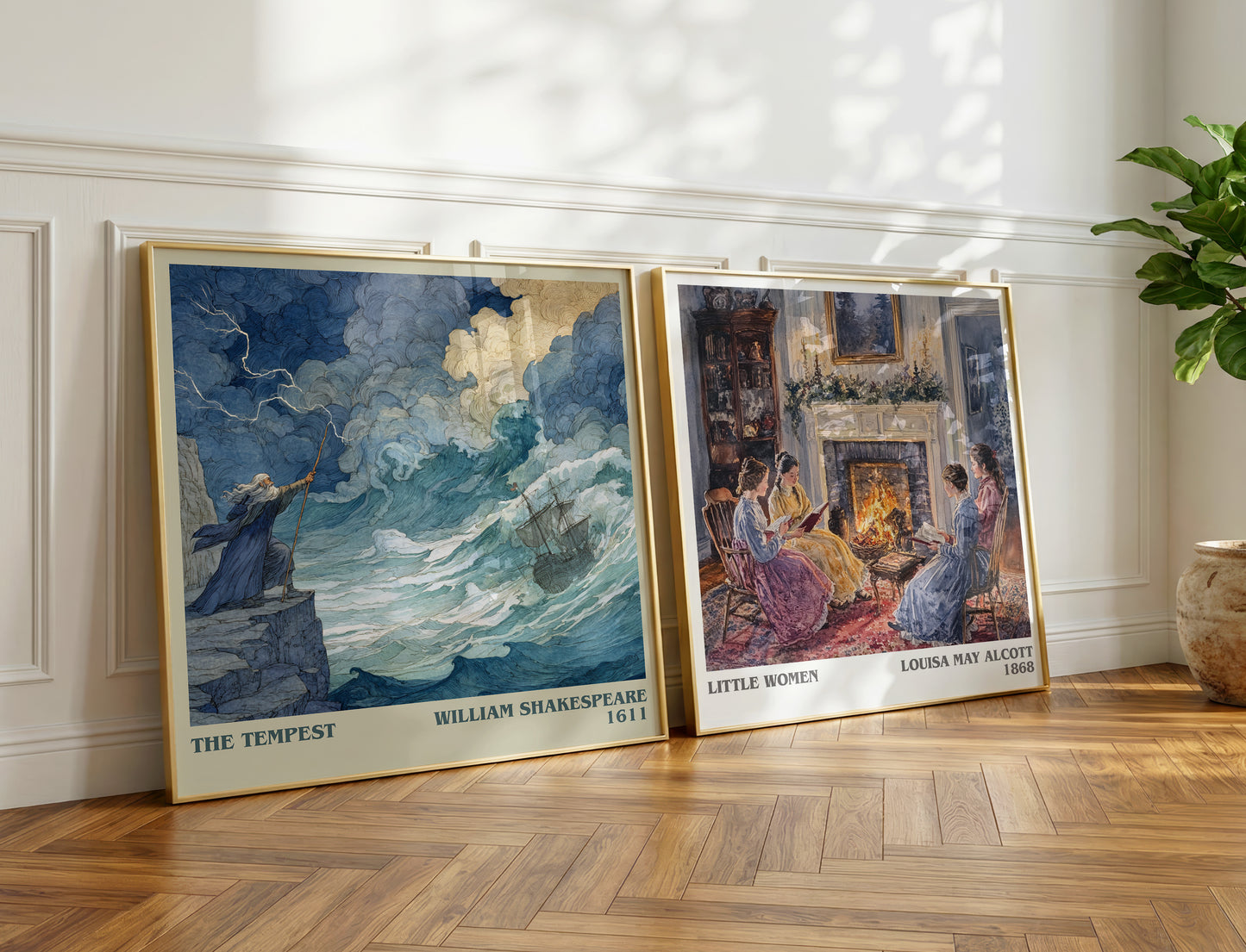 The Tempest book poster packaging – museum-quality print rolled in protective tube