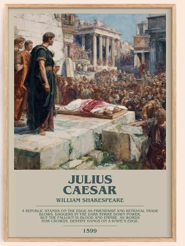 Julius Caesar Bookish Wall Art by William Shakespeare