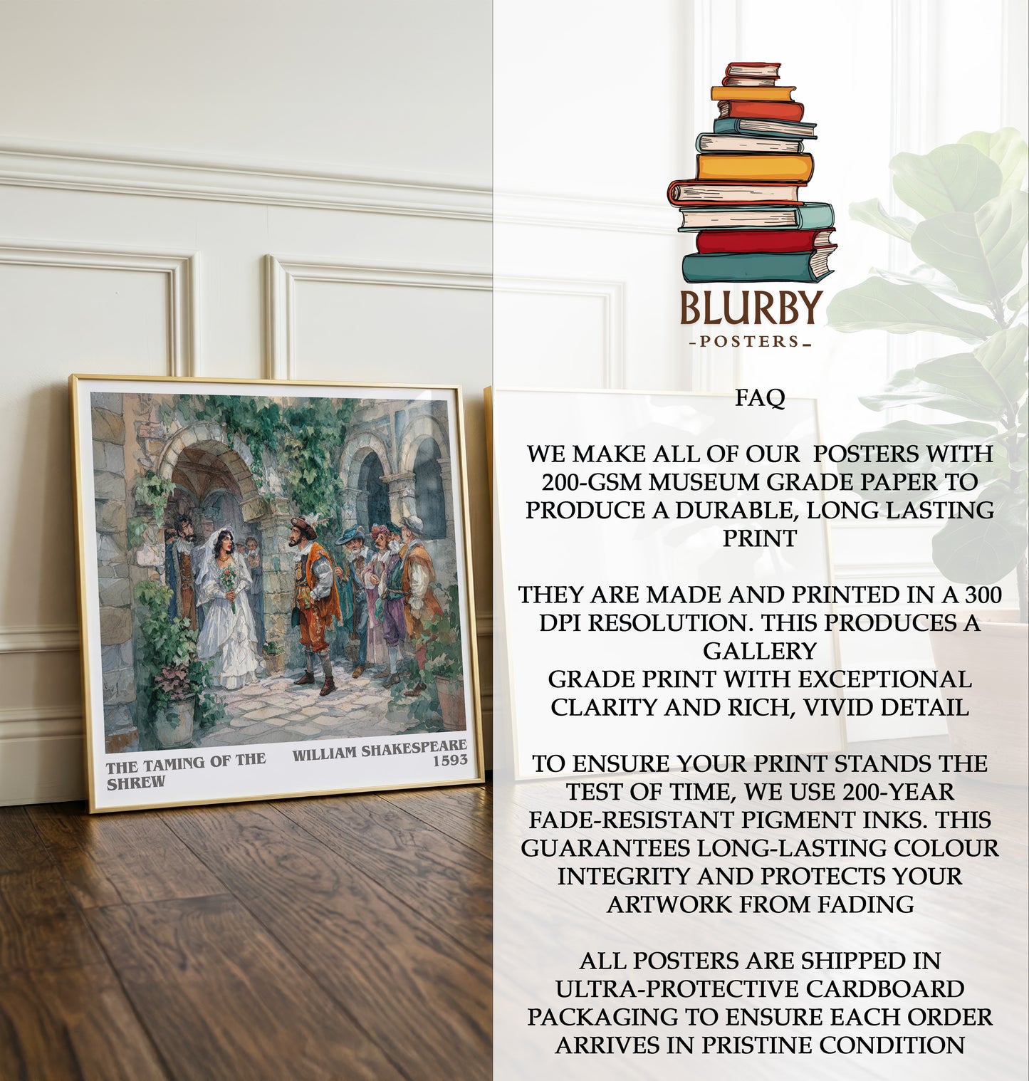 The Taming of the Shrew Literary Art Print by William Shakespeare