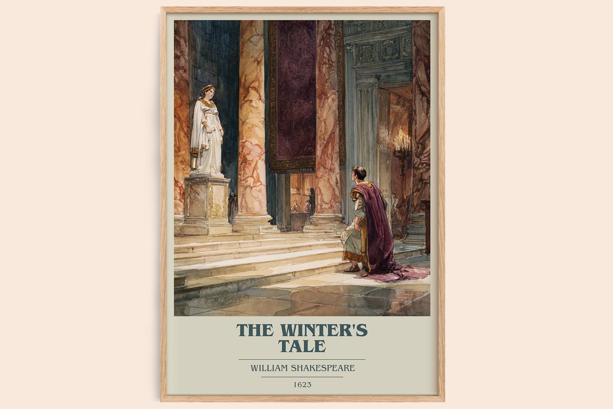 The Winter's Tale Book Cover Poster by William Shakespeare
