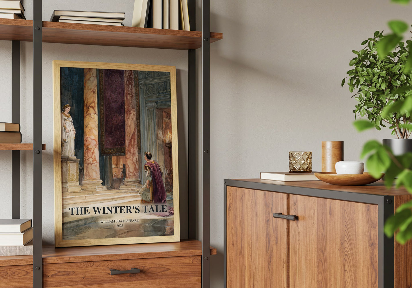 The Winter'S Tale book watercolour illustration paper finish options – matte satin gloss