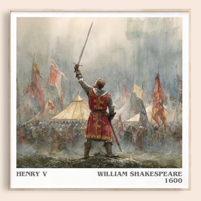 Henry V Literary Art Print by William Shakespeare
