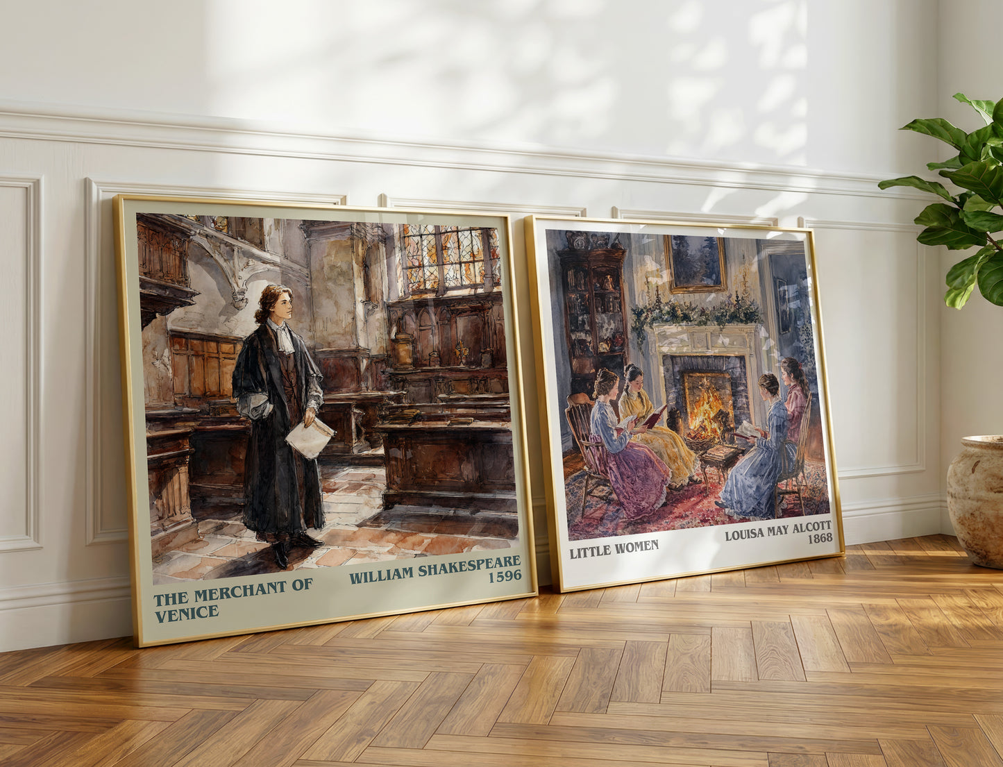 The Merchant of Venice book poster packaging – museum-quality print rolled in protective tube